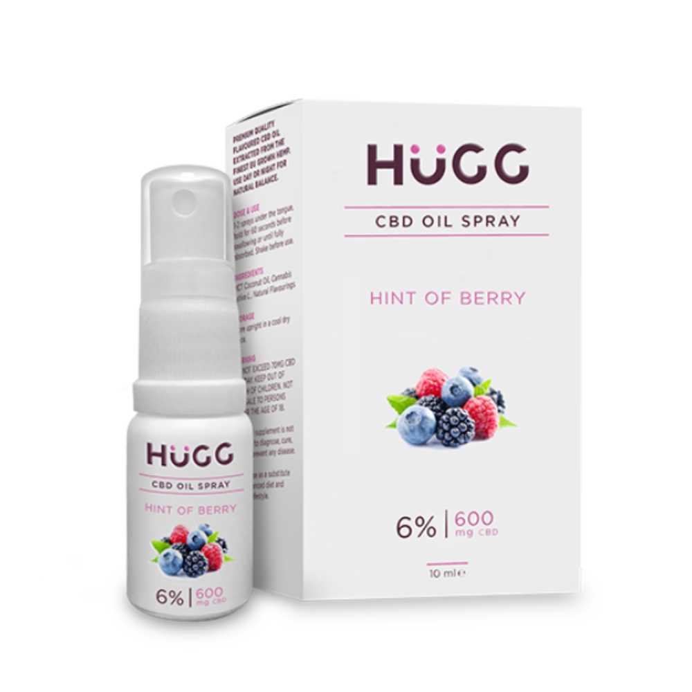 HuGG CBD Oil 600mg 10ml - Berry-new