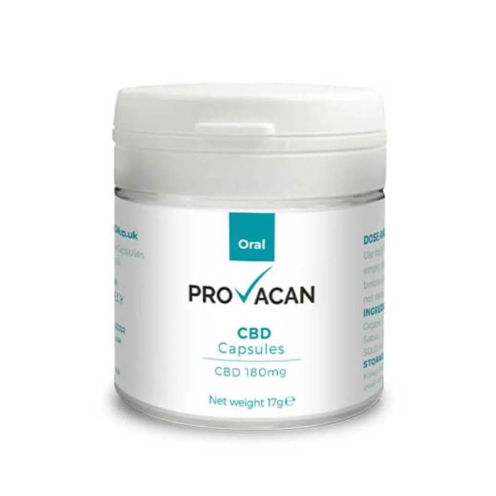 Provacan CBD Capsules 180mg/6mg 30 Pack-new