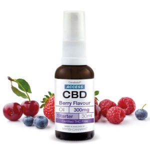 'BRITISH CANNABIS™ -  ACCESS CBD® Cannabis Oil 300mg Berry 
