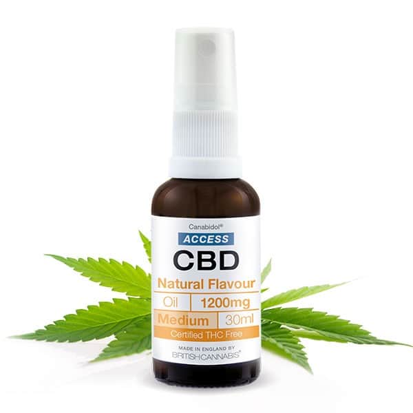 BRITISH CANNABIS™ -  ACCESS CBD® Cannabis Oil 1200mg Natural 