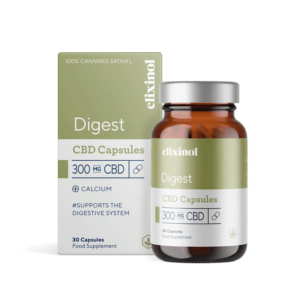 Elixinol Digest CBD Capsules (30 x 10mg Capsules)- 300mg