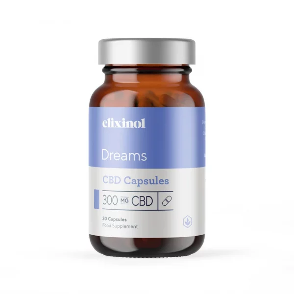 Elixinol Dreams CBD Capsules (30 x 10mg Capsules)- 300mg
