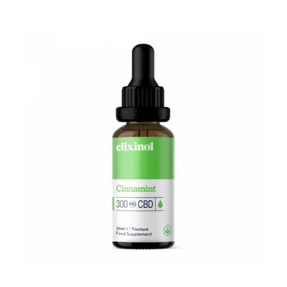 Elixinol - Tincture Hemp Oil Cinnamint 300mg