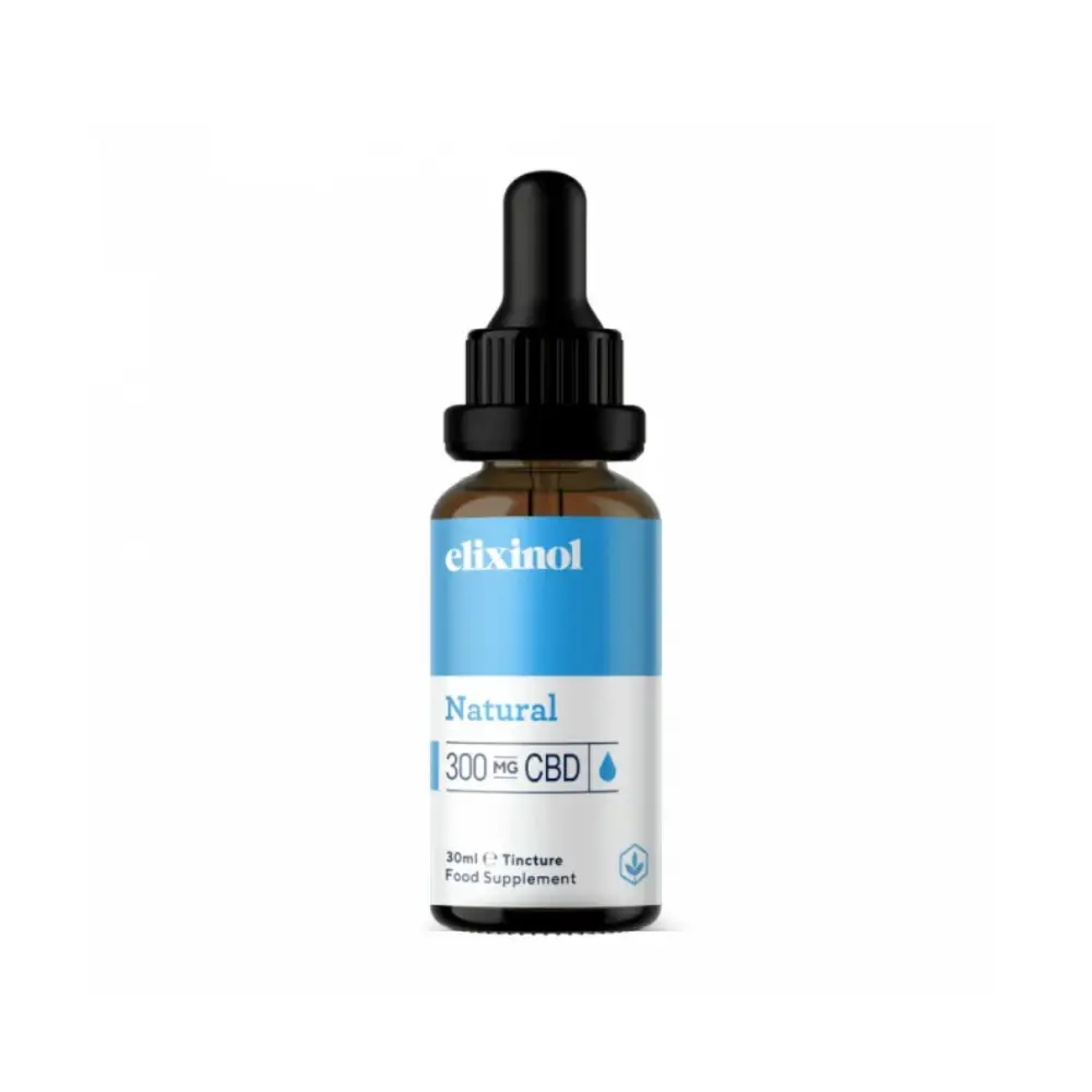 Elixinol - Tincture Hemp Oil Natural Flavour 300mg