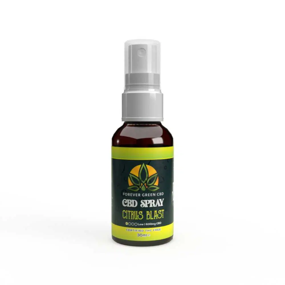 Forever Green CBD Spray - 30ml - Citrus Blast - 600mg