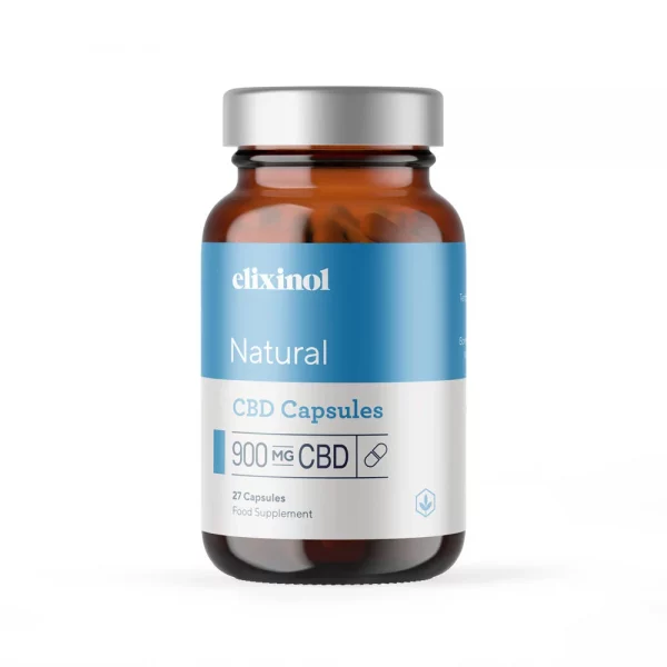 Elixinol Natural CBD Capsules (90 x 10mg Capsules)- 900mg