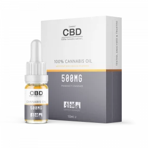 Refined 100% Cannabis Oil (10ml CBD Oral Dropper) – 500mg