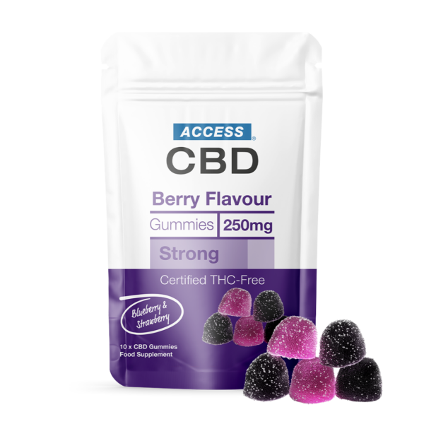 CBD Gummies UK Berry 500mg (20x25mg) - Image 3