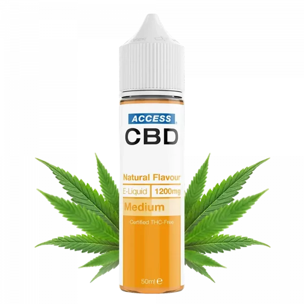 ACCESS CBD® Shortfill Natural (50ml Vape E-Liquid) - 1200mg