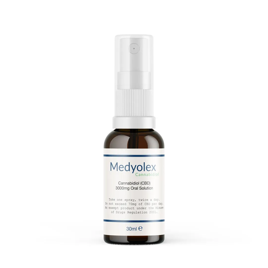 Medyolex CBD Oil (30ml Pharmacy Spray) – 3000mg