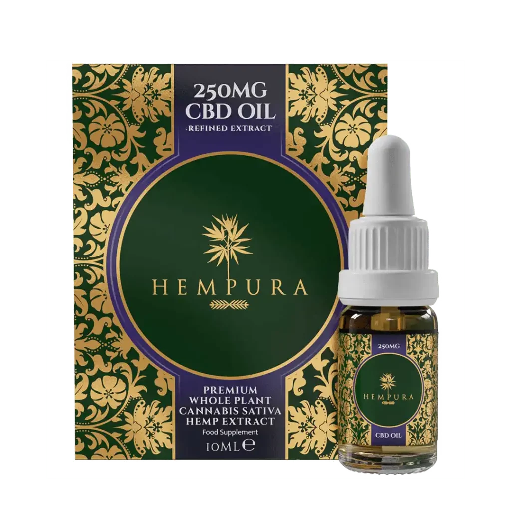 Hempura Refined (10ml CBD Oil Dropper) – 250mg