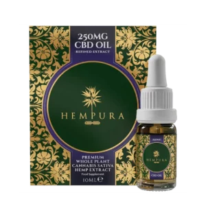 Hempura Refined (10ml CBD Oil Dropper) – 250mg