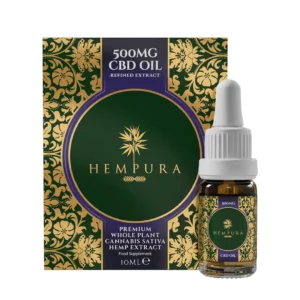 Hempura Refined (10ml CBD Oil Dropper) – 500mg