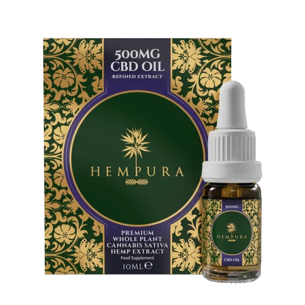 Hempura Refined (10ml CBD Oil Dropper) – 500mg