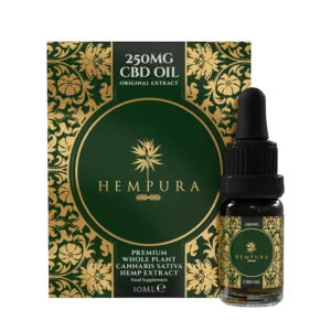 Hempura Original (10ml CBD Oil Dropper) – 250mg