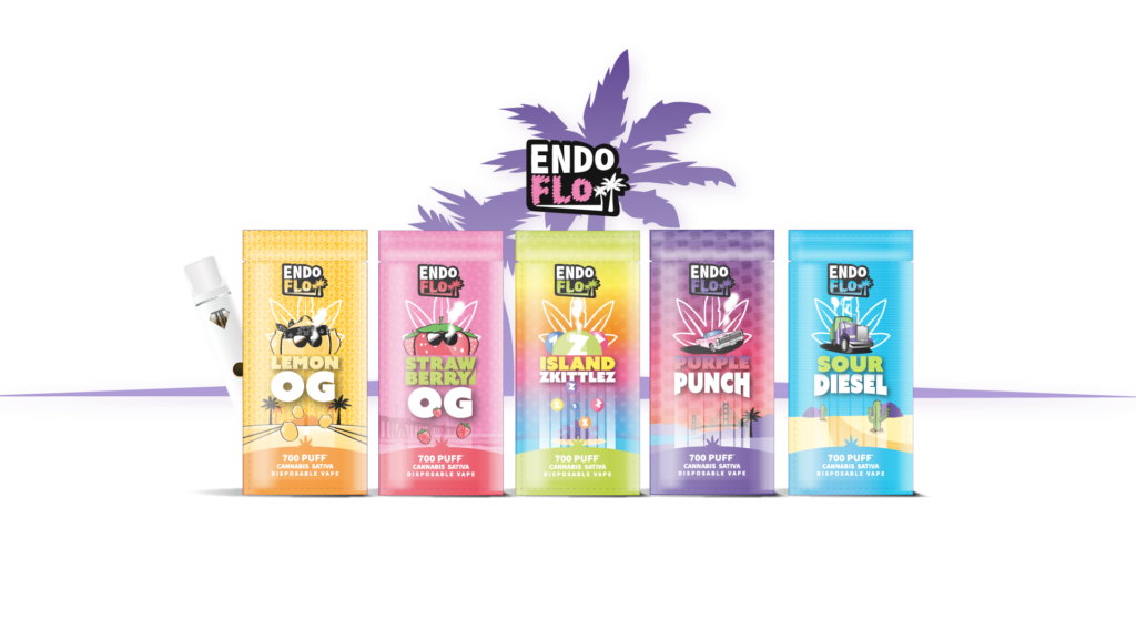 EndoFlo Island Zkittlez 500mg CBD Vape Pen (700 Puffs) 2