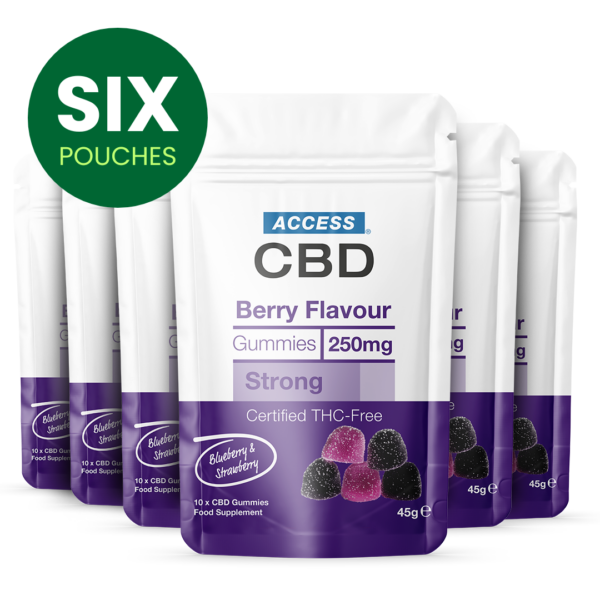 CBD Gummies UK Berry 1500mg (60x25mg)