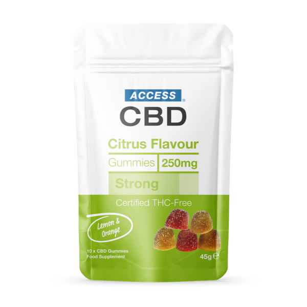 CBD Gummies UK Citrus 1500mg (60x25mg) - Image 4