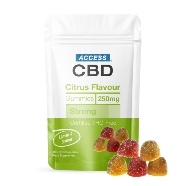 CBD Gummies UK Citrus 1500mg (60x25mg) - Image 3