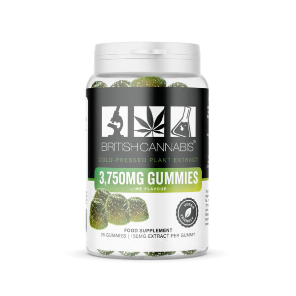 CBD Gummies 3750mg Cannabis sativa L. Extract 25pcs