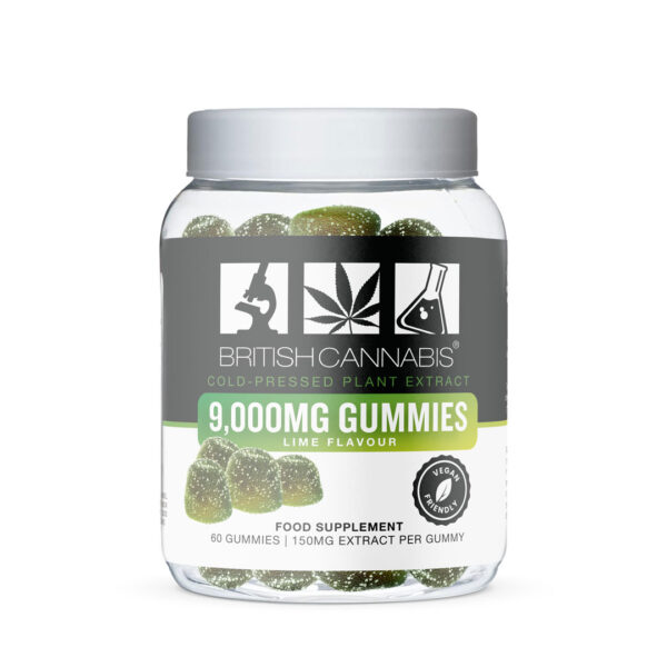 CBD Gummies 9000mg Cannabis sativa L. Extract 60pcs