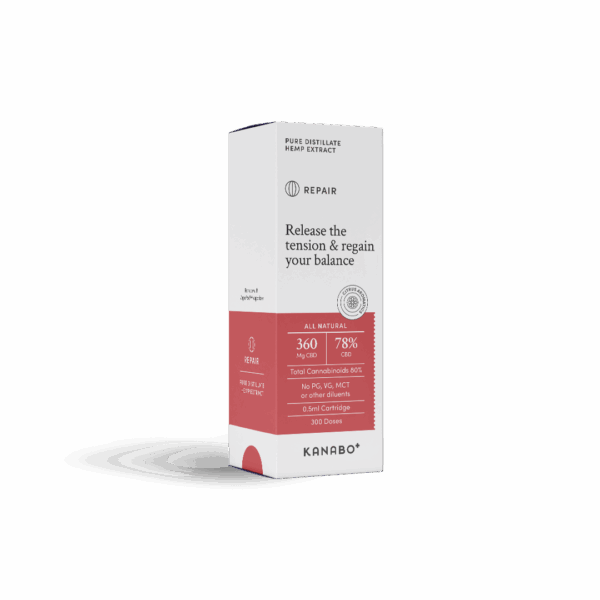 Kanabo Repair (0.5ml Cartridge) – 360mg CBD - Image 3
