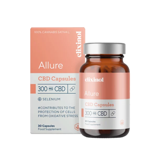Elixinol Allure CBD Capsules (30 x 10mg Capsules)- 300mg