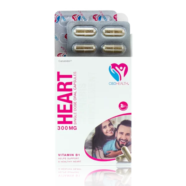 CBD HEALTH® Capsules – HEART (30 x Capsules) – 300mg
