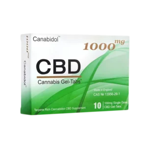 Canabidol™ CBD Gel-Tabs™ (10 x Gel-Tabs) – 1000mg