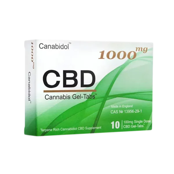 Canabidol™ CBD Gel-Tabs™ (10 x Gel-Tabs) – 1000mg