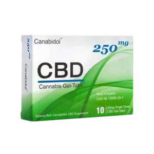 British Cannabis - Canabidol - CBD Gel Tabs - 250mg 