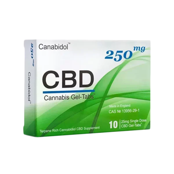 British Cannabis - Canabidol - CBD Gel Tabs - 250mg 