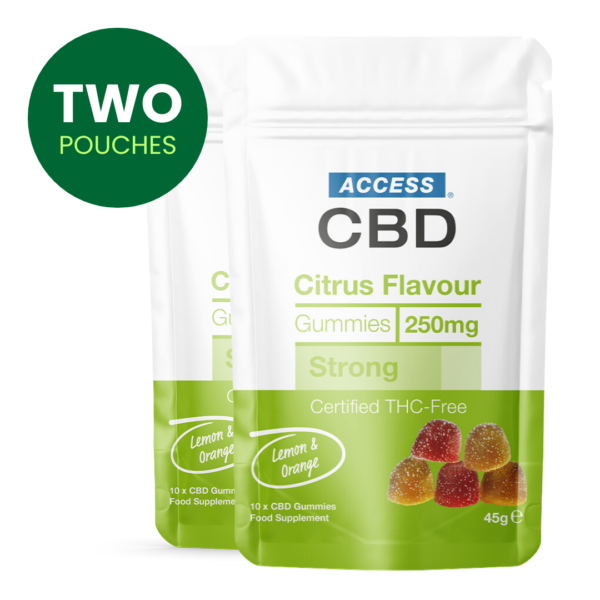 CBD Gummies UK Citrus 500mg (20x25mg)