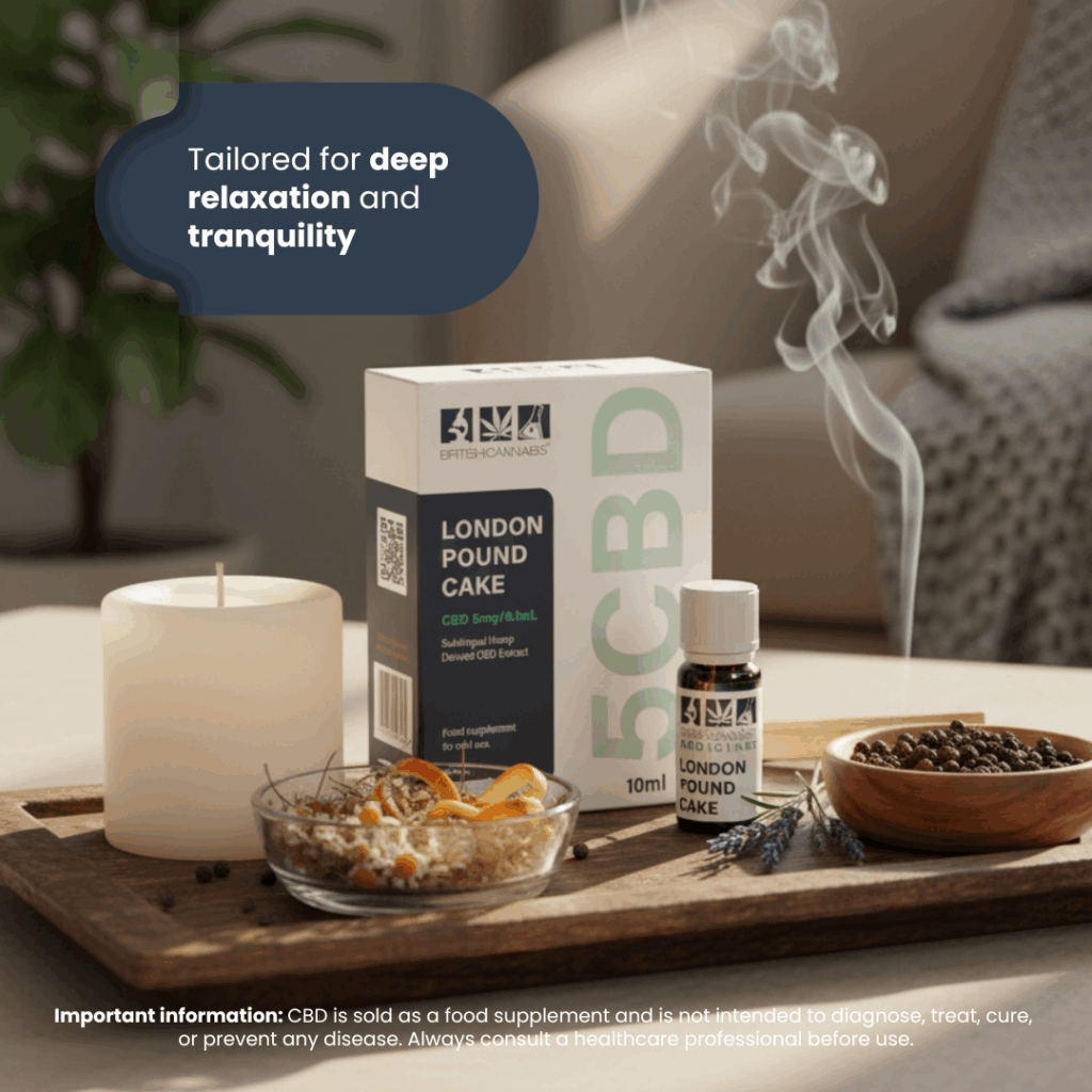 The image supports a blog post about the importance of titration—adjusting CBD dosage gradually to find the optimal amount for individual needs.